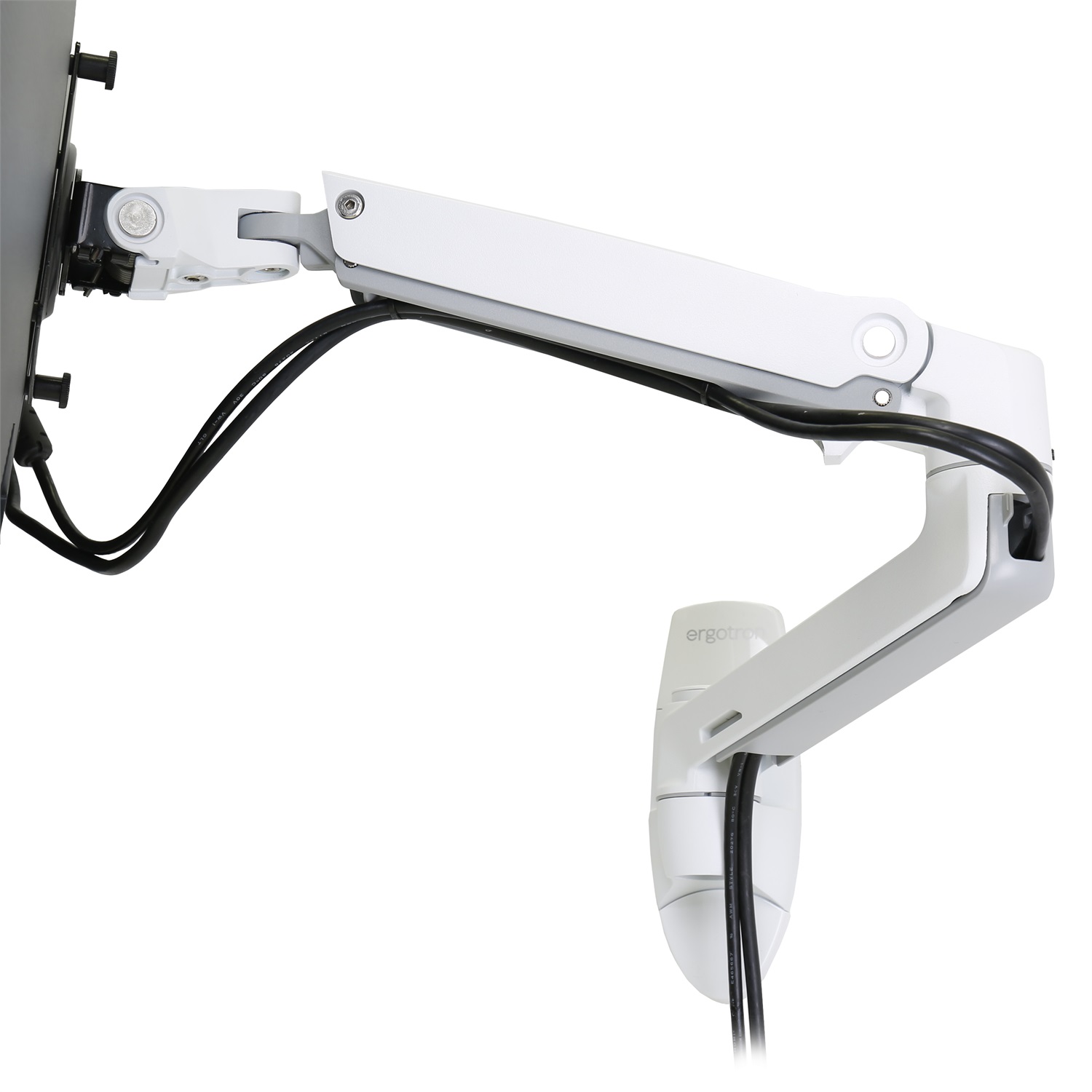 Ergotron LX Series Braccio per Monitor da Parete Bianco - Supporto per Schermi fino a 34