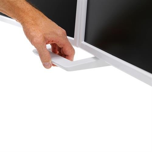 Ergotron HX 45-476-216 Braccio per Monitor Doppio Bianco - Fino a 32