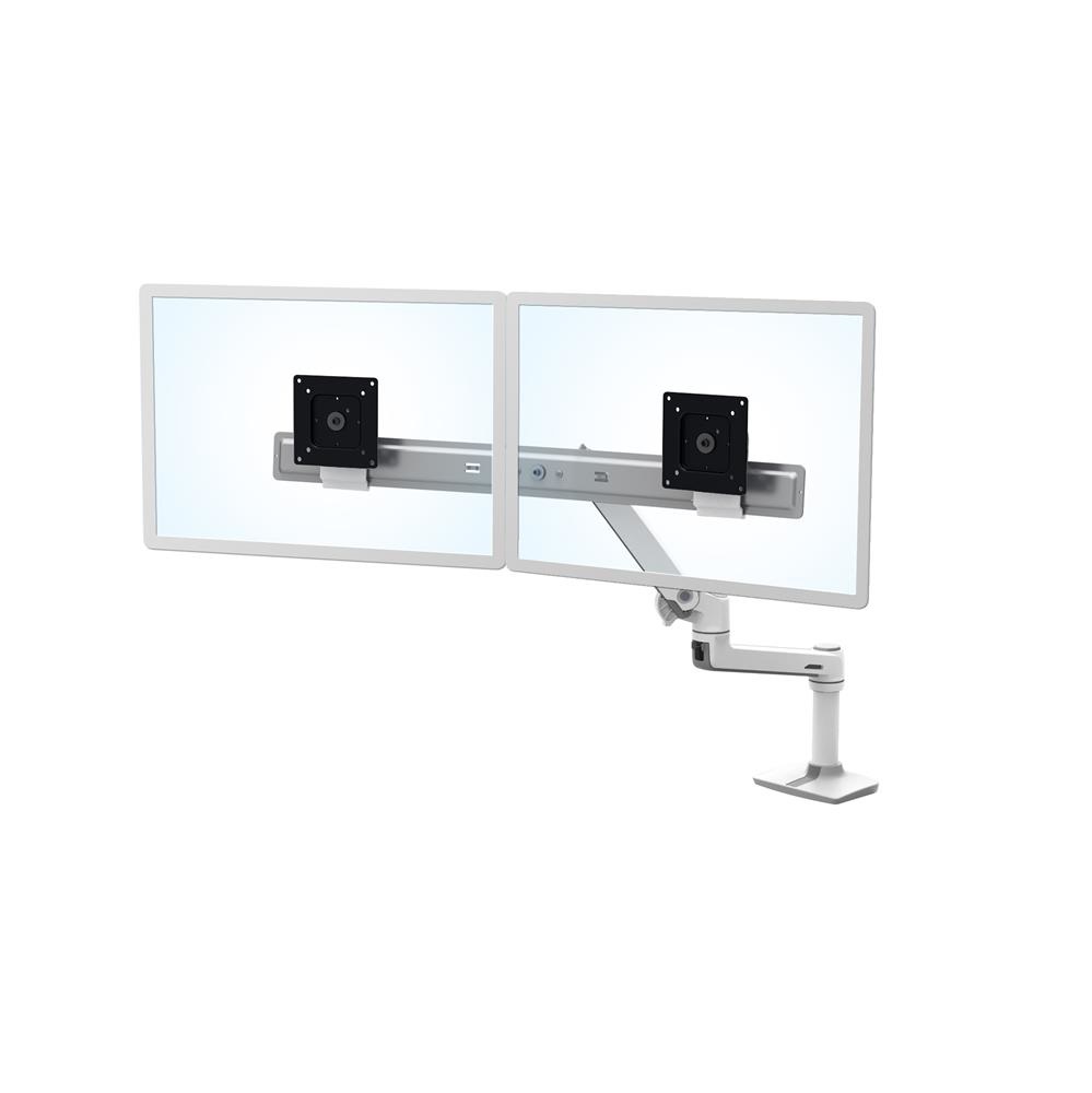 Ergotron LX Series Desk Dual Direct Arm - Supporto da Tavolo per Monitor fino a 63,5 cm (25
