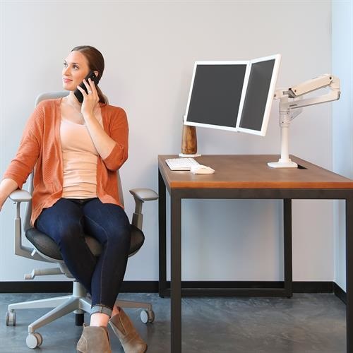 Ergotron LX Series 45-492-216 Supporto da Tavolo per Monitor Doppio fino a 24