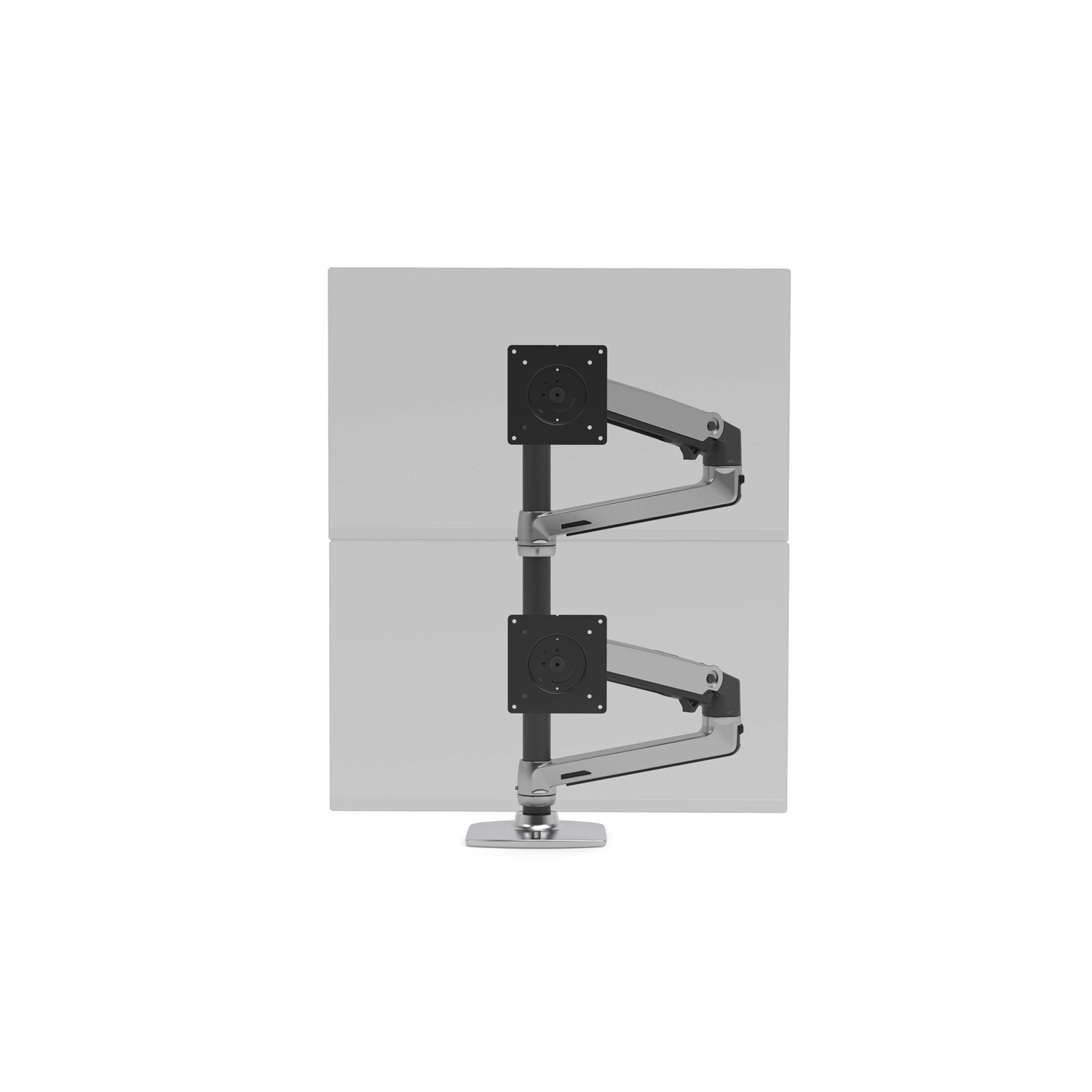 Ergotron LX Dual Stacking Arm Tall Pole - Supporto per due monitor sovrapposti, 101,6 cm (40