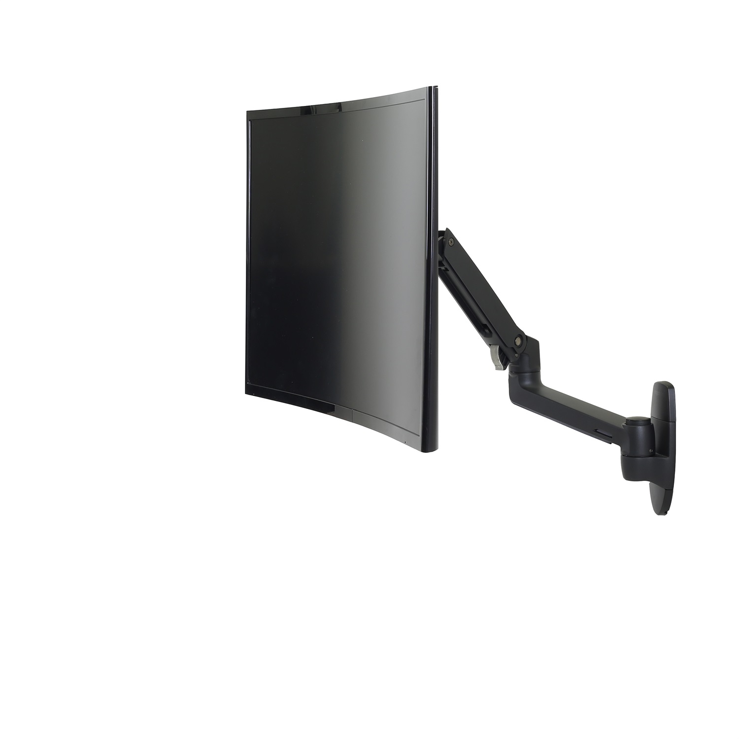 Ergotron LX Series Braccio per Monitor da Parete Nero - Supporto per Schermi Fino a 34