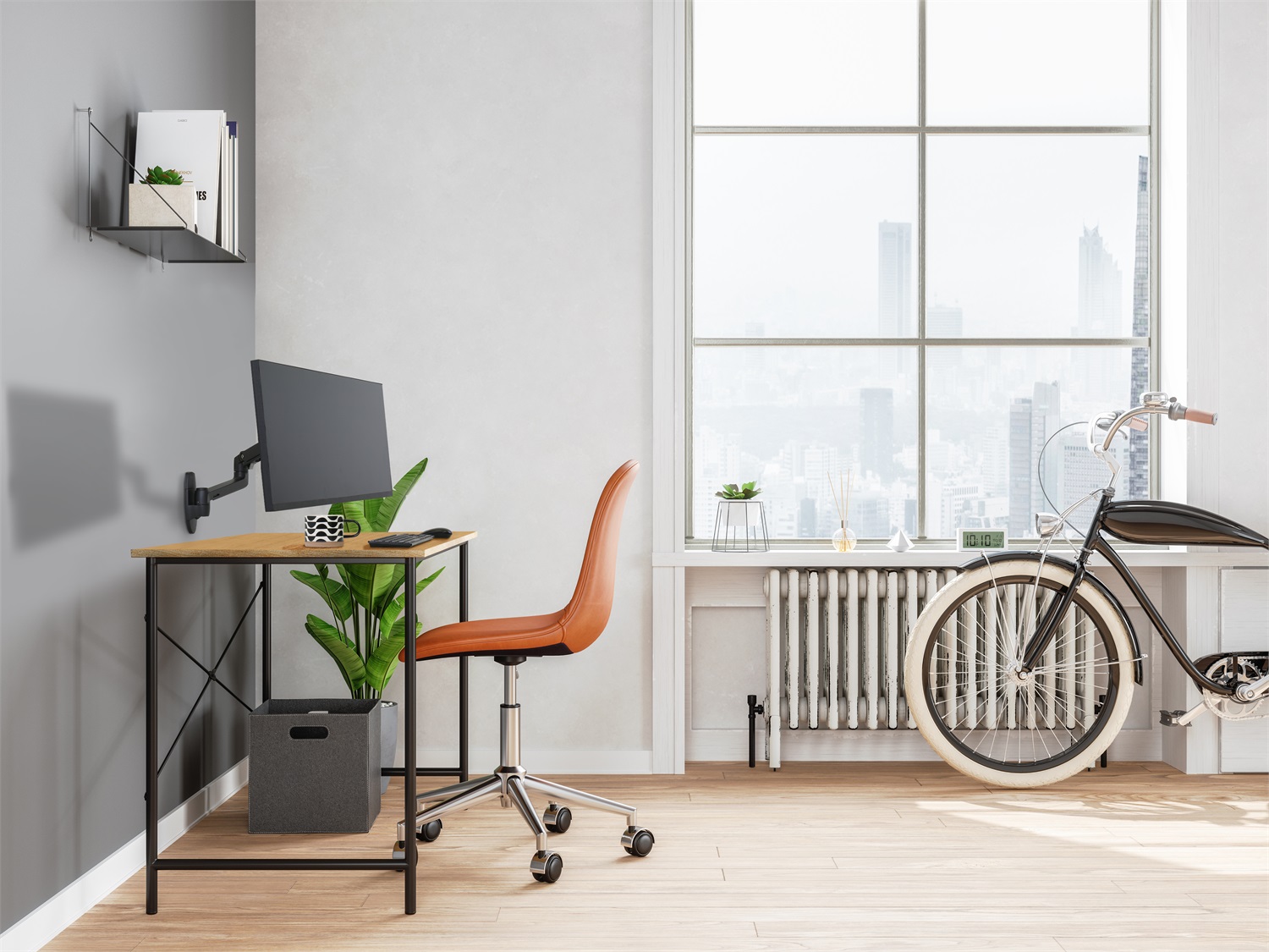 Ergotron LX Series Braccio per Monitor da Parete Nero - Supporto per Schermi Fino a 34