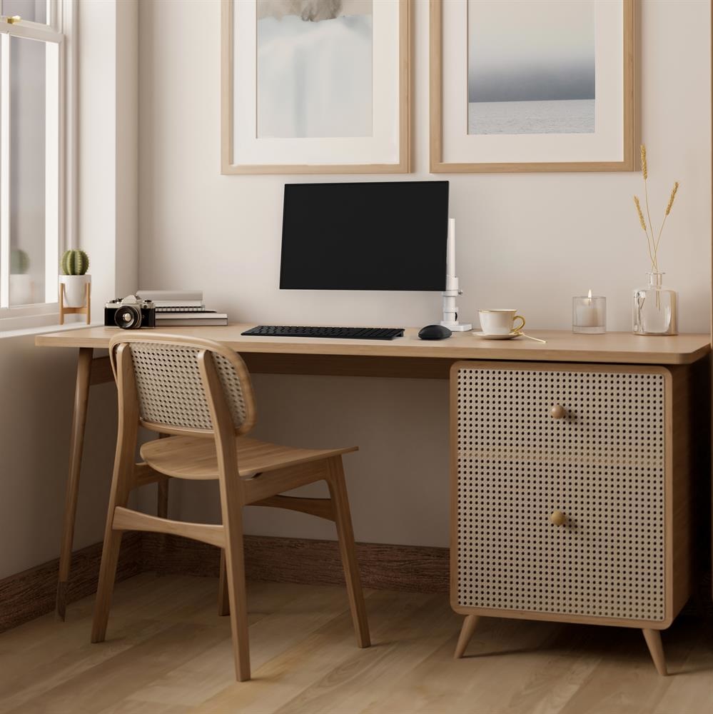Ergotron NX Series Braccio per Monitor Bianco 86,4 cm (34