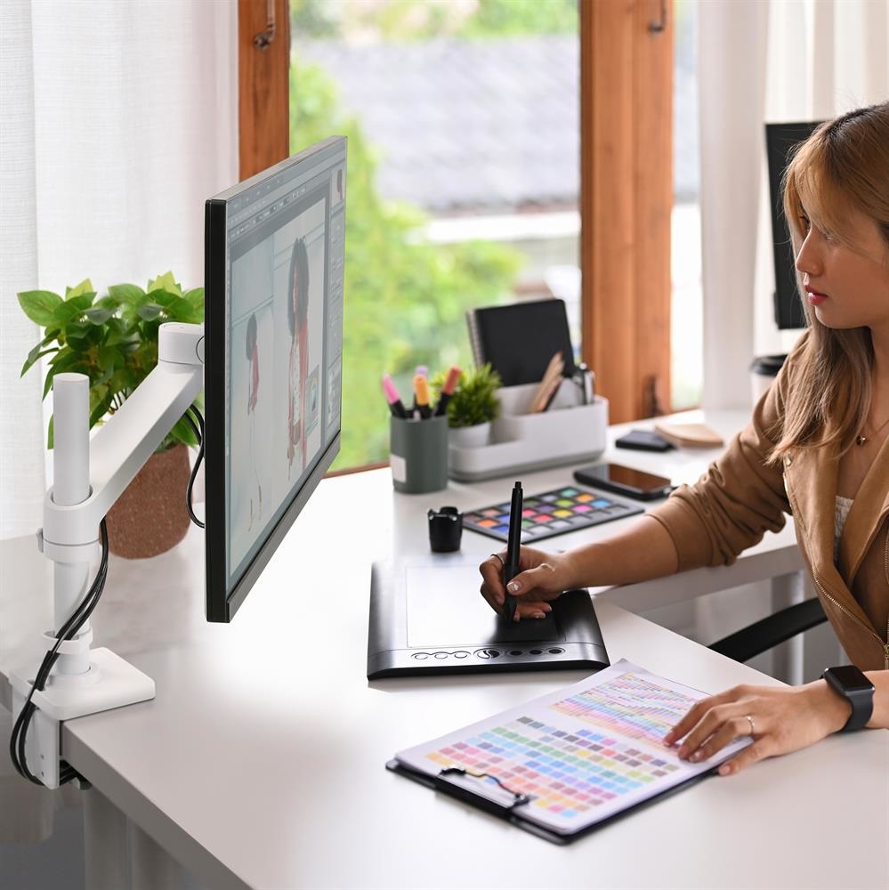 Ergotron NX Series Braccio per Monitor Bianco 86,4 cm (34