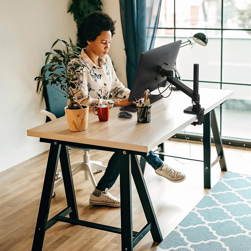 Ergotron NX Series NX Monitor Arm Black - Supporto da Tavolo per Monitor fino a 34