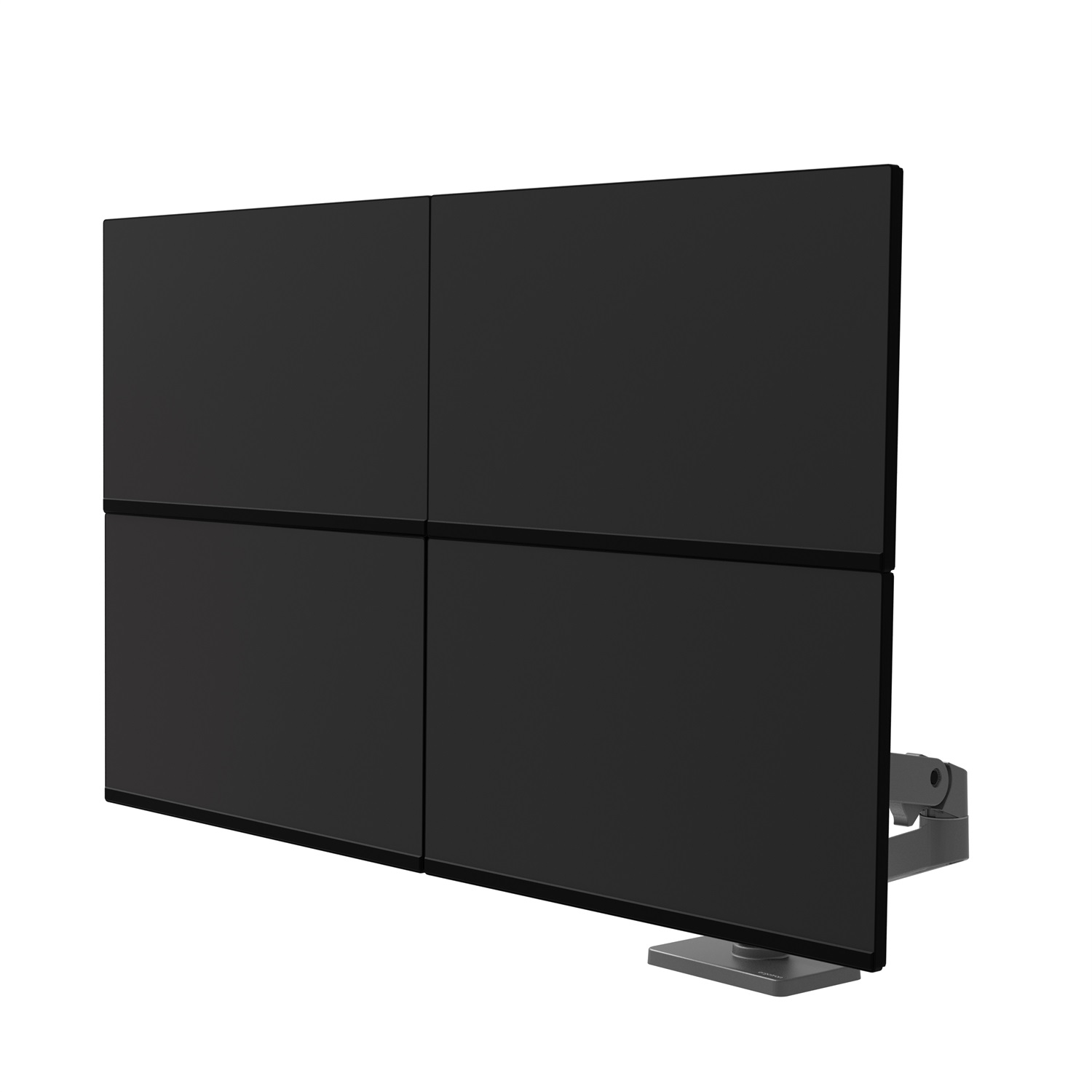 Ergotron LX Series 45-690-293 Supporto TV Doppio Regolabile in Altezza per Schermi fino a 68,6 cm (27