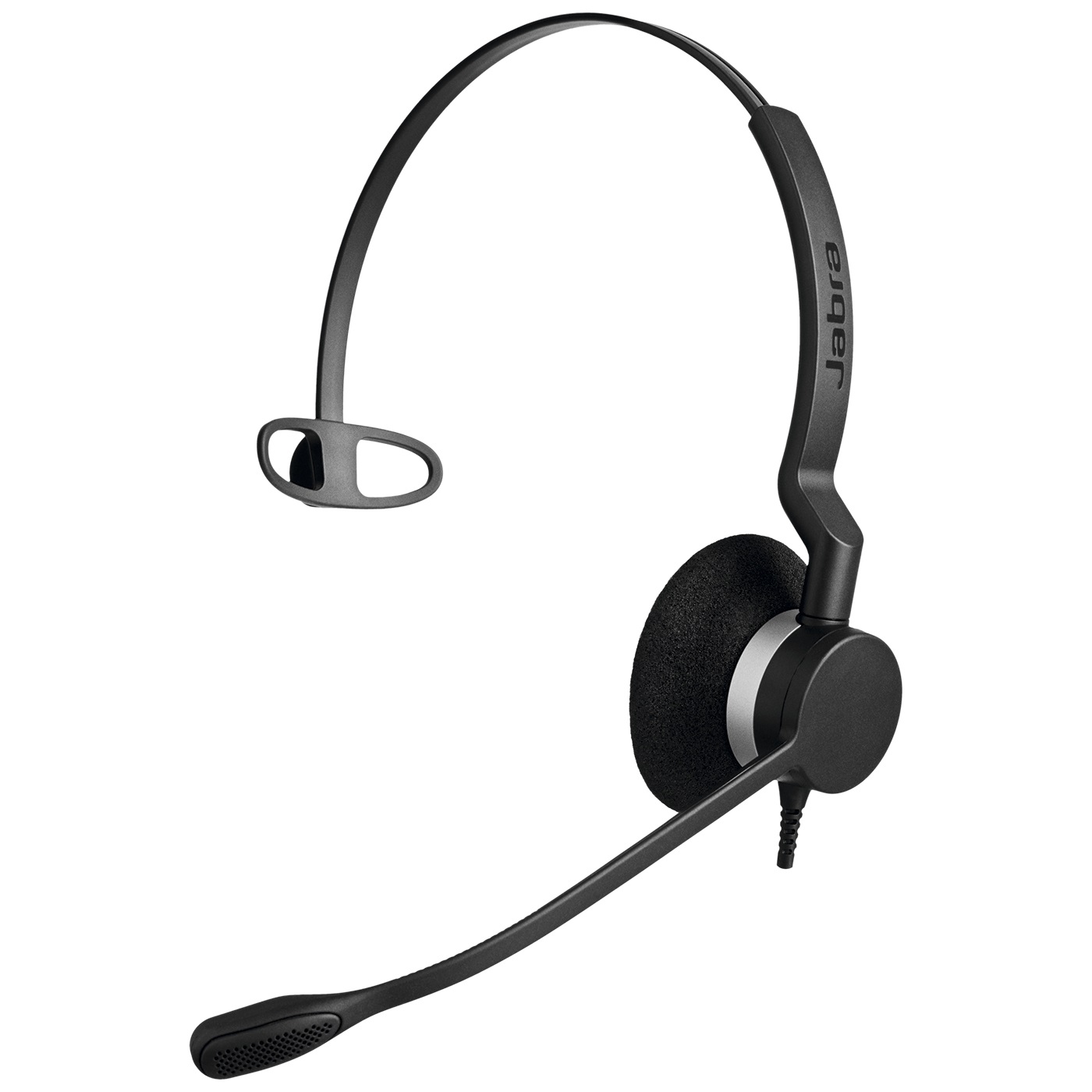 Jabra Biz 2300 Cuffie Mono On-Ear Cablato USB Tipo A con Cancellazione del Rumore e Certificazione Skype for Business - Nero