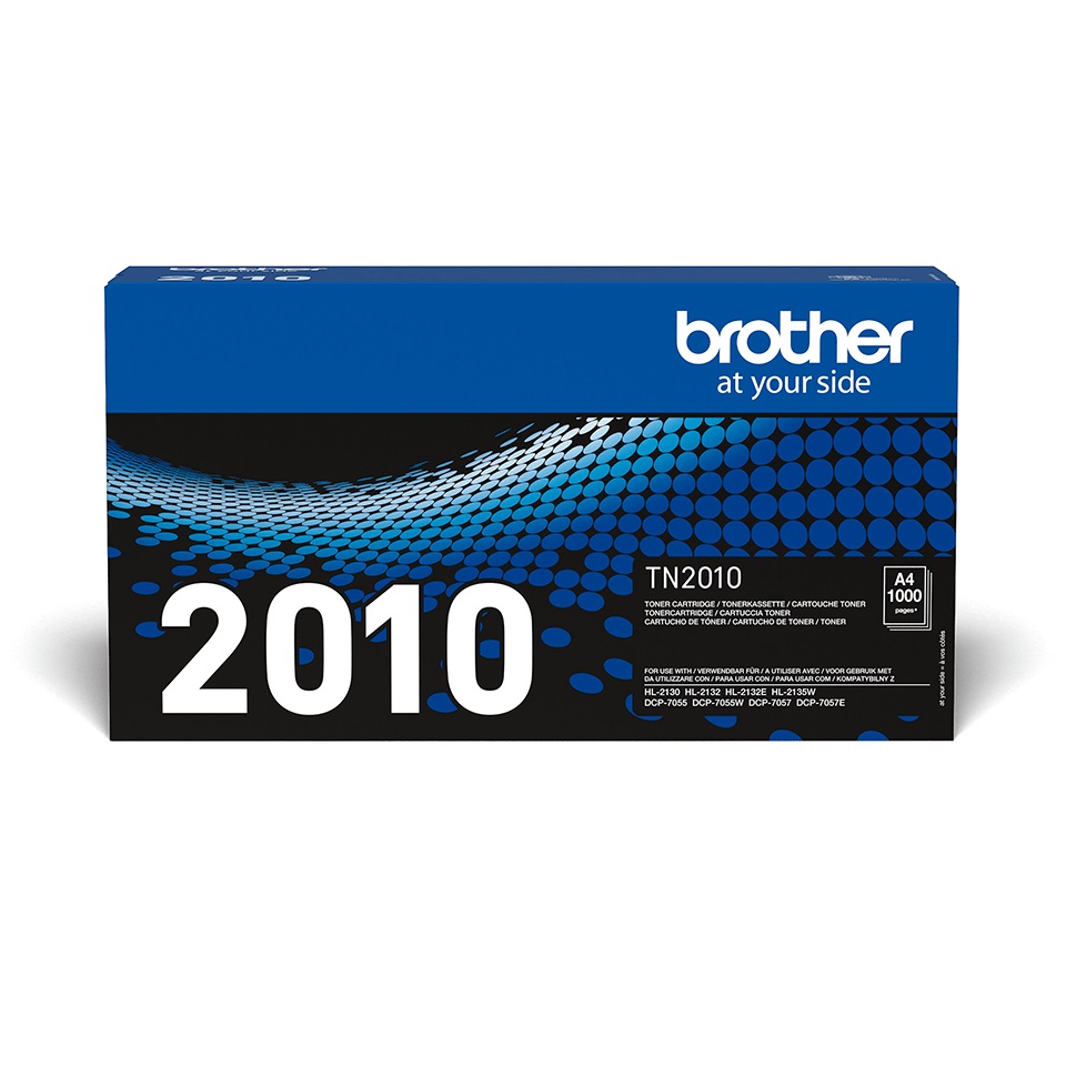Brother TN-2010 Toner Compatibile Nero 1K per HL-2130, HL-2240, DCP-7055, FAX-2840 e altri modelli