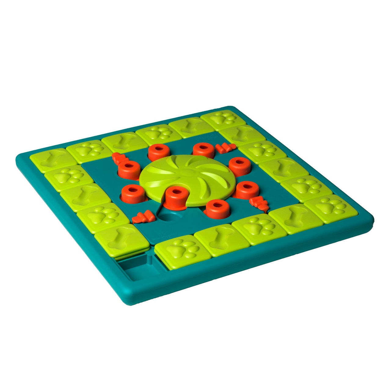 Outward Hound Nina Ottosson MultiPuzzle - Gioco rompicapo interattivo di livello 4 per cani, stimolante e educativo con scomparti per ricompense