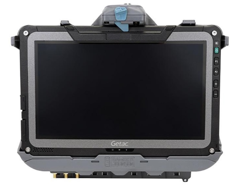 Getac VEHICLE DOCK (GAMBER-JOHNSON) docking station per Tablet F110 - Grigio, 298,5x119,1x338,6 mm, 1,31 kg, con Tri Pass Through