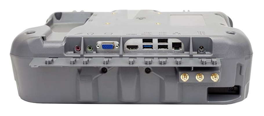 Getac VEHICLE DOCK (GAMBER-JOHNSON) docking station per Tablet F110 - Grigio, 298,5x119,1x338,6 mm, 1,31 kg, con Tri Pass Through