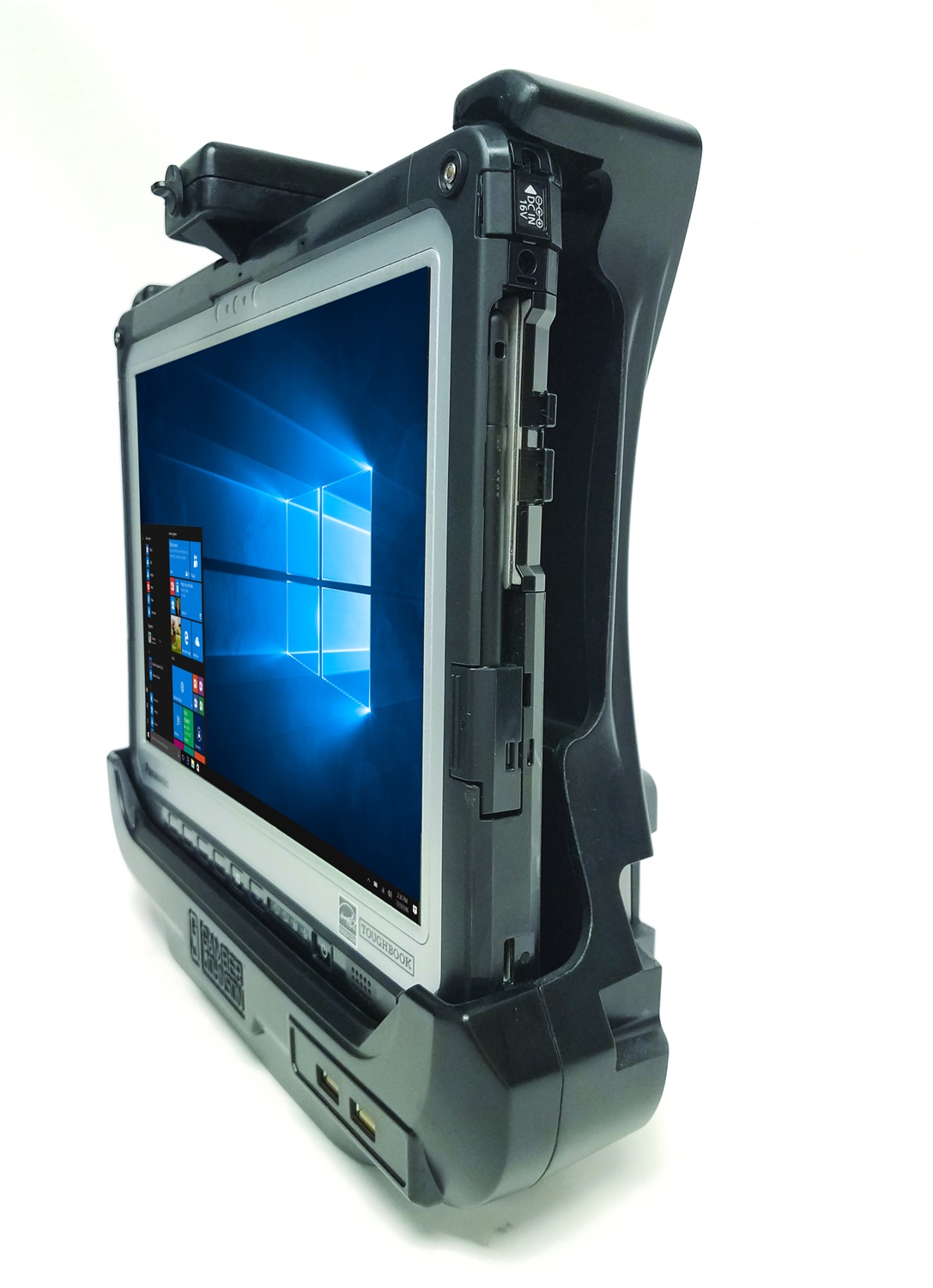 Panasonic PCPE-GJ33V04 Docking Station per Tablet TOUGHBOOK 33 - Nero, Design per Veicoli e Carrelli Elevatori