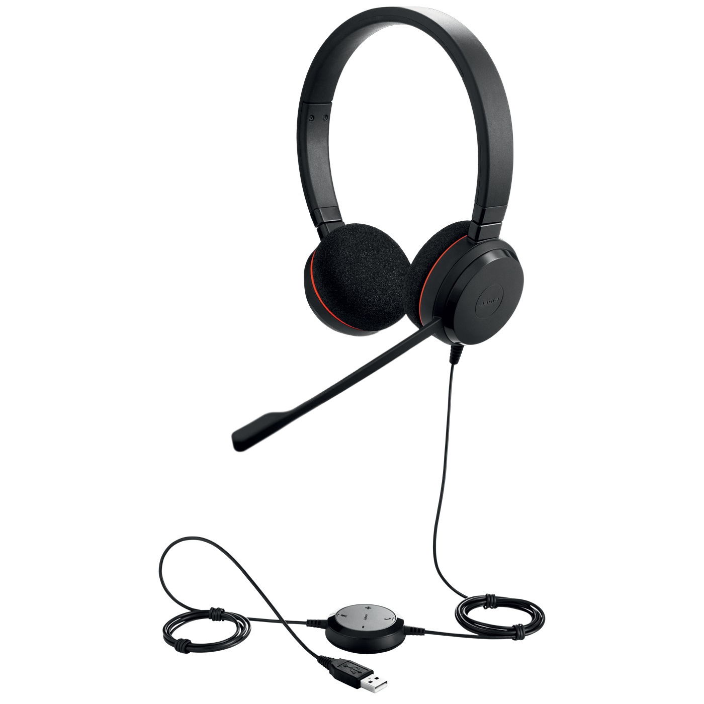 Jabra Evolve 20 Auricolare Cablato A Padiglione Ufficio USB tipo A Nero