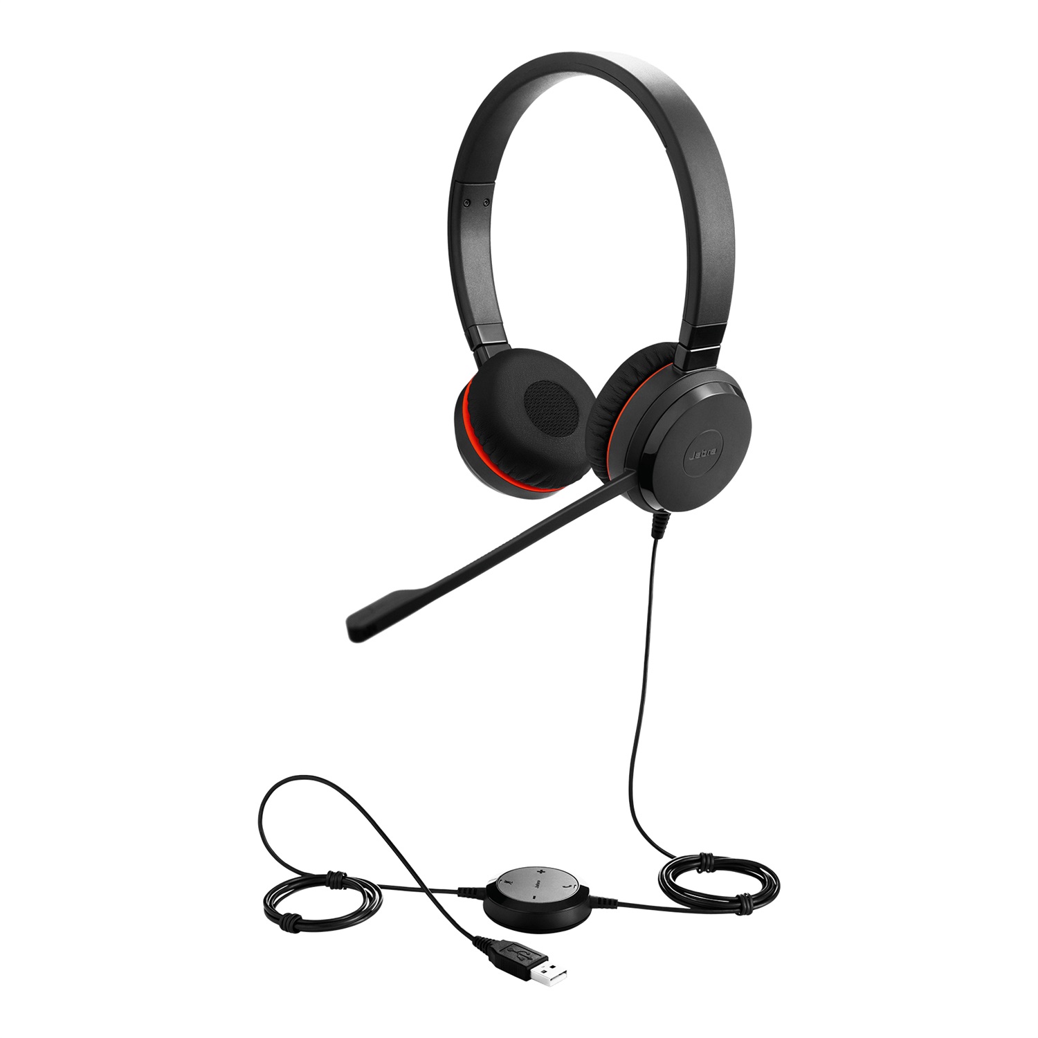 Jabra Evolve 30 II Auricolare Cablato Stereo USB A e 3,5mm per Ufficio e Gioco, Nero