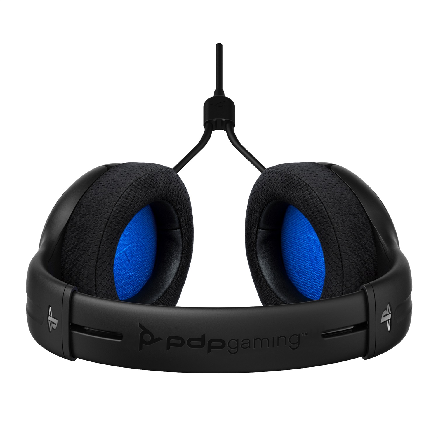 PDP Cuffie Stereo LVL40 Gaming Cablato per Playstation 4 & 5, Nero - Audio Immersivo e Microfono Flessibile