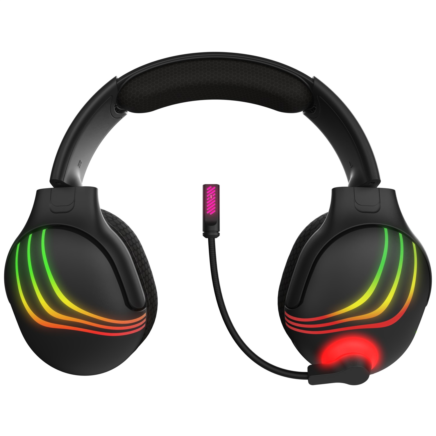 PDP Afterglow Wave Cuffie Wireless A Padiglione Gaming Bluetooth Nero con Personalizzazione RGB