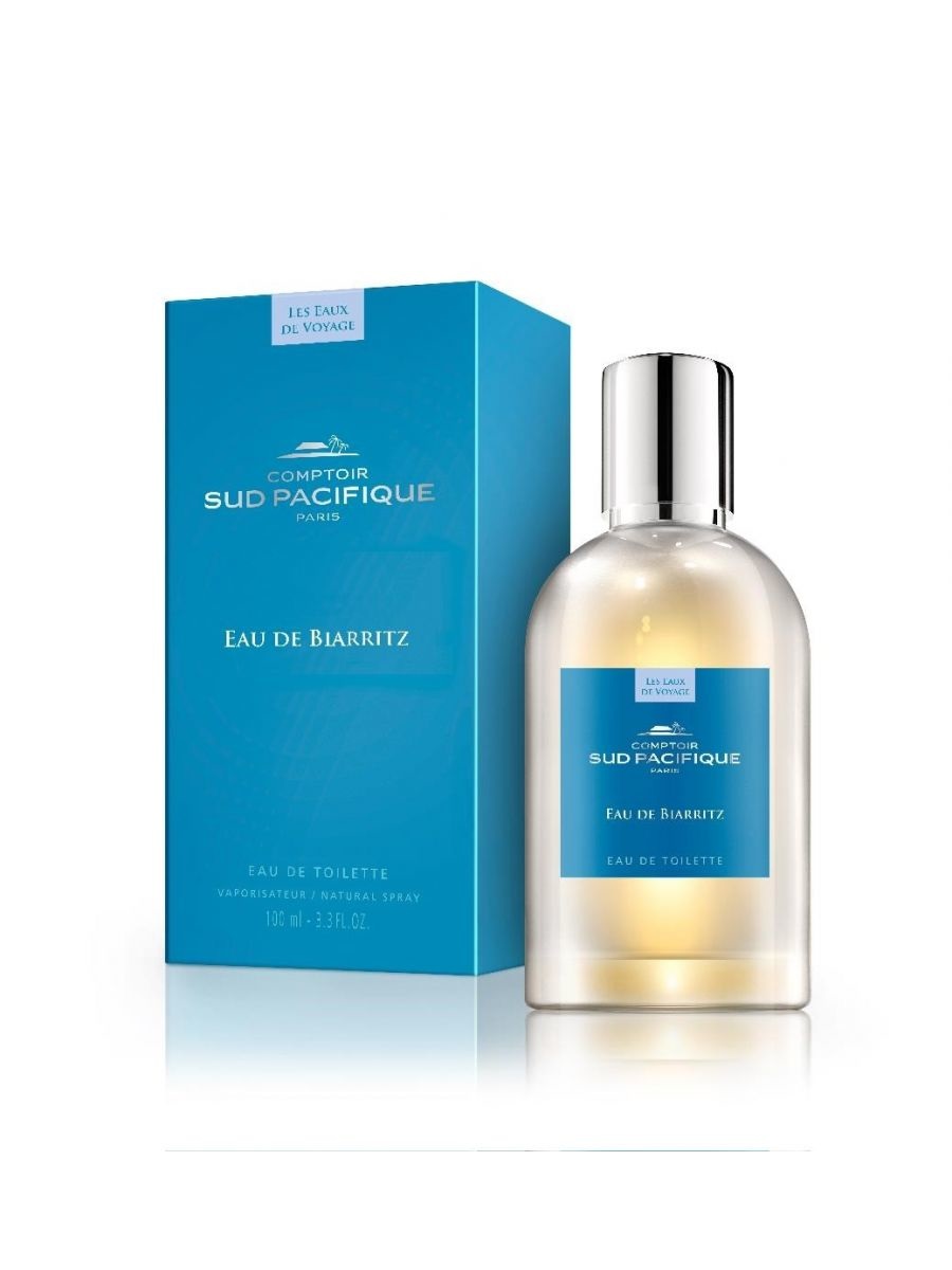 Comptoir Sud Pacifique Eau de Biarritz Eau de Toilette 100 ml - Fragranza Fresca e Floreale con Note di Bergamotto e Alga Bruna