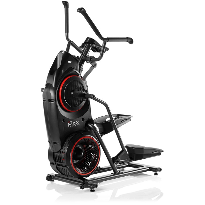 Bowflex Max Trainer M3 Ellittica Nero e Rosso - 8 Livelli di Resistenza, Console LCD Interattivo, Allenamento Efficace in 14 Minuti