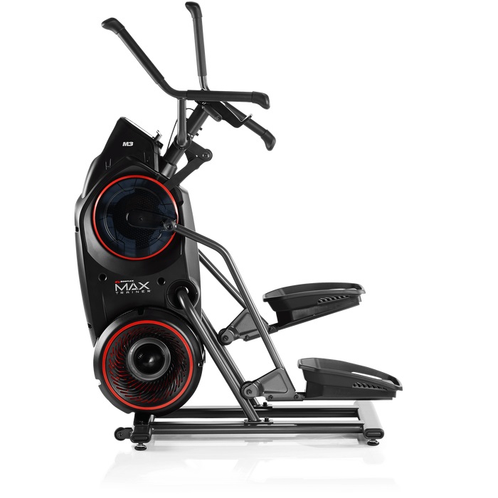 Bowflex Max Trainer M3 Ellittica Nero e Rosso - 8 Livelli di Resistenza, Console LCD Interattivo, Allenamento Efficace in 14 Minuti