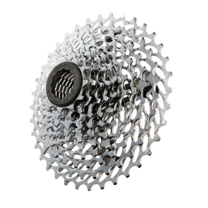 SRAM PG-1030 Pacco Pignoni 10 Velocità MTB 11-36 Denti in Acciaio Argento