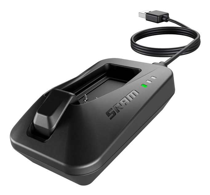SRAM Caricabatteria eTap - Ricarica rapida USB per batterie Sram eTap con indicatore stato