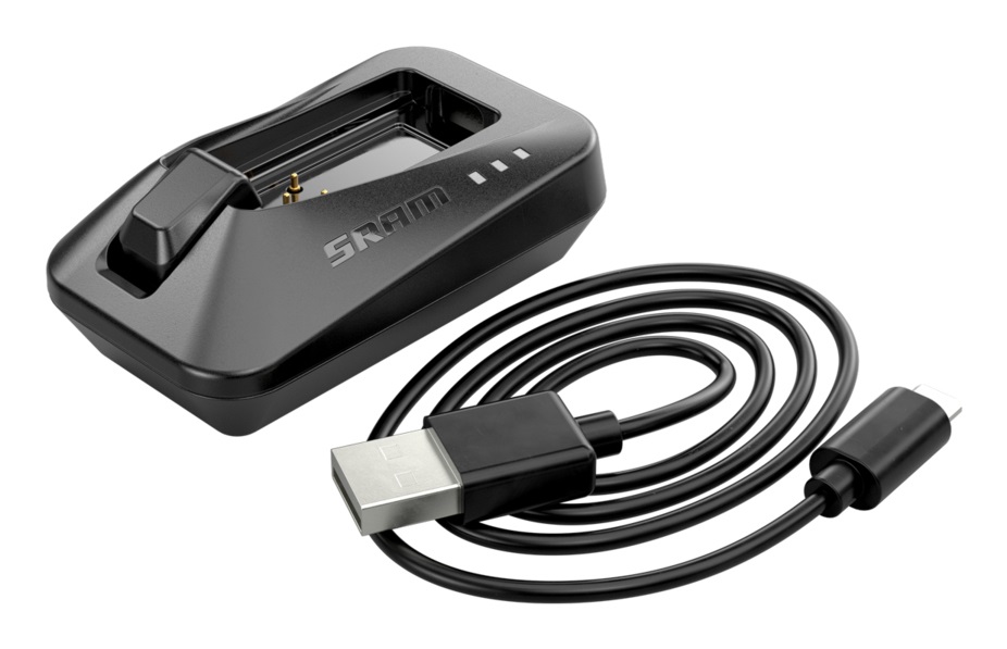 SRAM Caricabatteria eTap - Ricarica rapida USB per batterie Sram eTap con indicatore stato