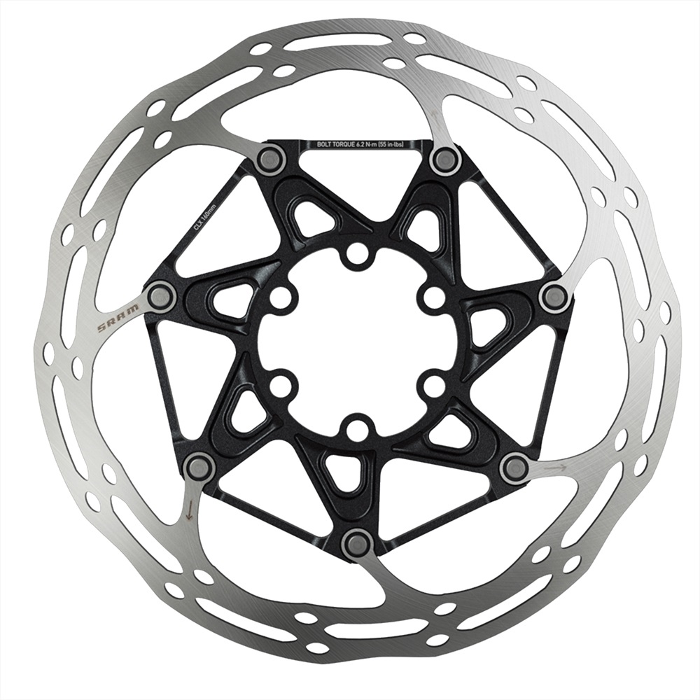 SRAM Rotor Centerline Disco Freno 140mm Center Lock Nero - Efficienza e Durata Affidabile