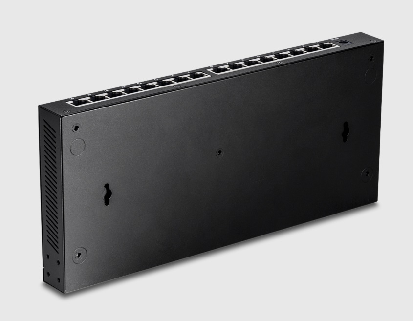 Trendnet TEG-S3160 Switch di Rete Non Gestito 2.5G Ethernet a 16 Porte RJ-45, Capacità di Switching 80 Gbps, Desktop Nero