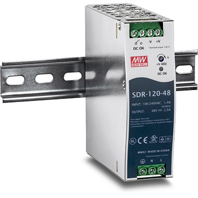 Trendnet TI-S12048 Alimentatore Industriale 48V 120W con Montaggio su Guida DIN