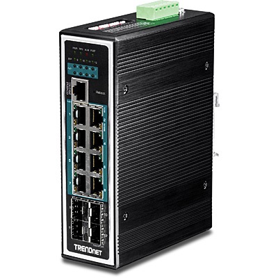 Trendnet TI-PG1284i Switch Gestito L2 12-Port Gigabit Ethernet (10/100/1000) con Supporto Power over Ethernet (PoE) Nero