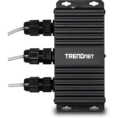 Trendnet TI-EU120 Adattatore PoE e Iniettore Gigabit Ethernet - Colore Nero, Potenza in Uscita 15,4 W