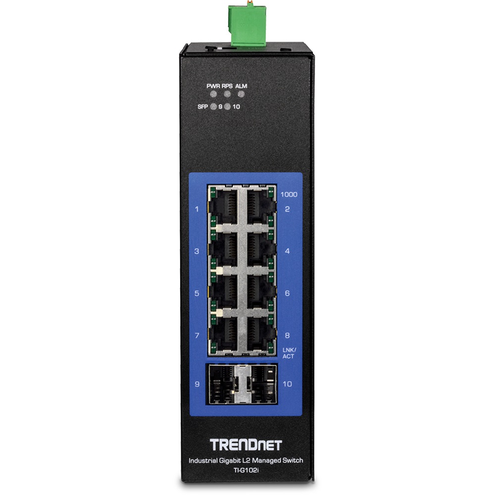 Trendnet TI-G102i Switch Gestito L2 Gigabit Ethernet 8 Porte RJ-45 (10/100/1000) Nero