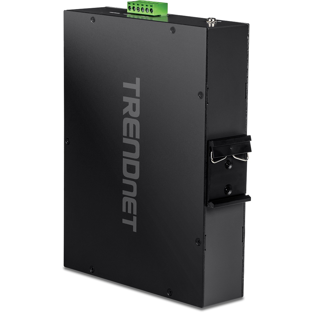 TRENDnet TI-PGM102 Switch Gigabit PoE Industriale 10 porte, Intervallo di temperatura -20° - 65°C, 2 slot SFP, Guida DIN