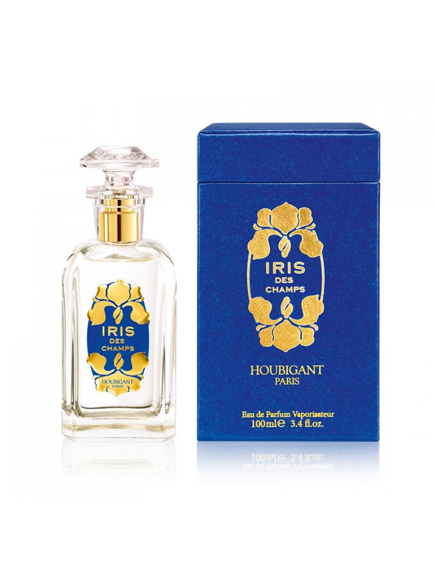 Houbigant Iris des Champs Eau de Parfum 100 ml Donna - Fragranza Floreale Legnosa con Note di Iris Toscano