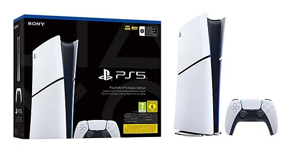 Sony PlayStation 5 Digital Edition Slim 825 GB SSD Wi-Fi Bianco/Nero