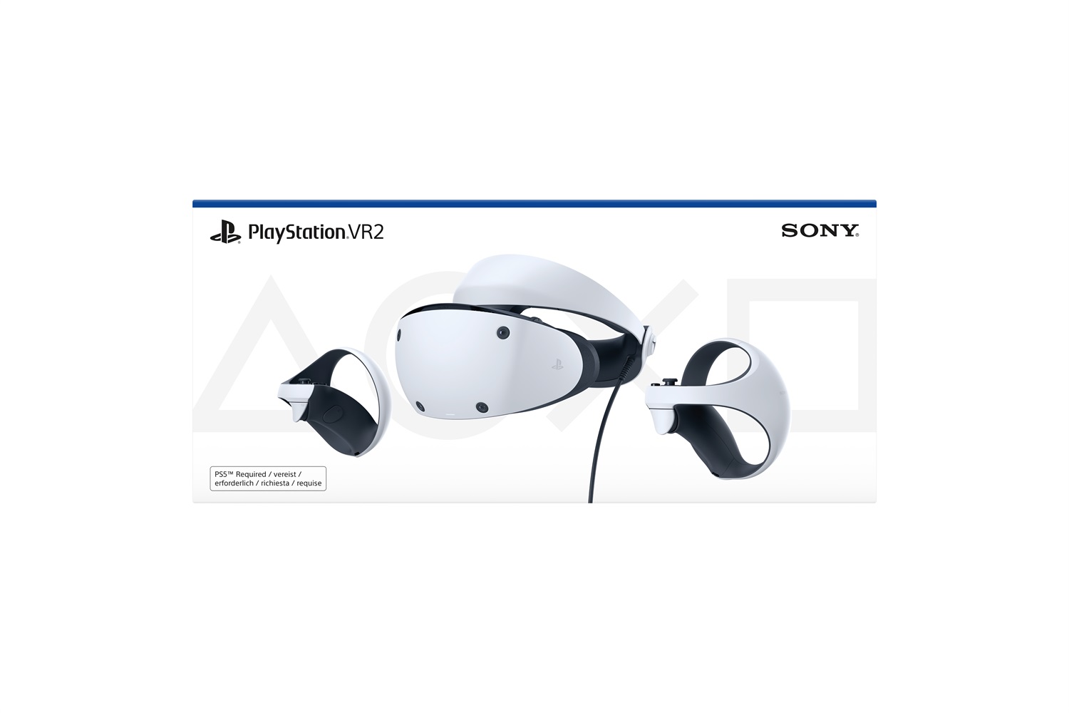 Sony PlayStation VR2 - Occhiali immersivi FPV 4K HDR, Nero e Bianco, Angolo visuale 110°, con Controller Sense per PS5