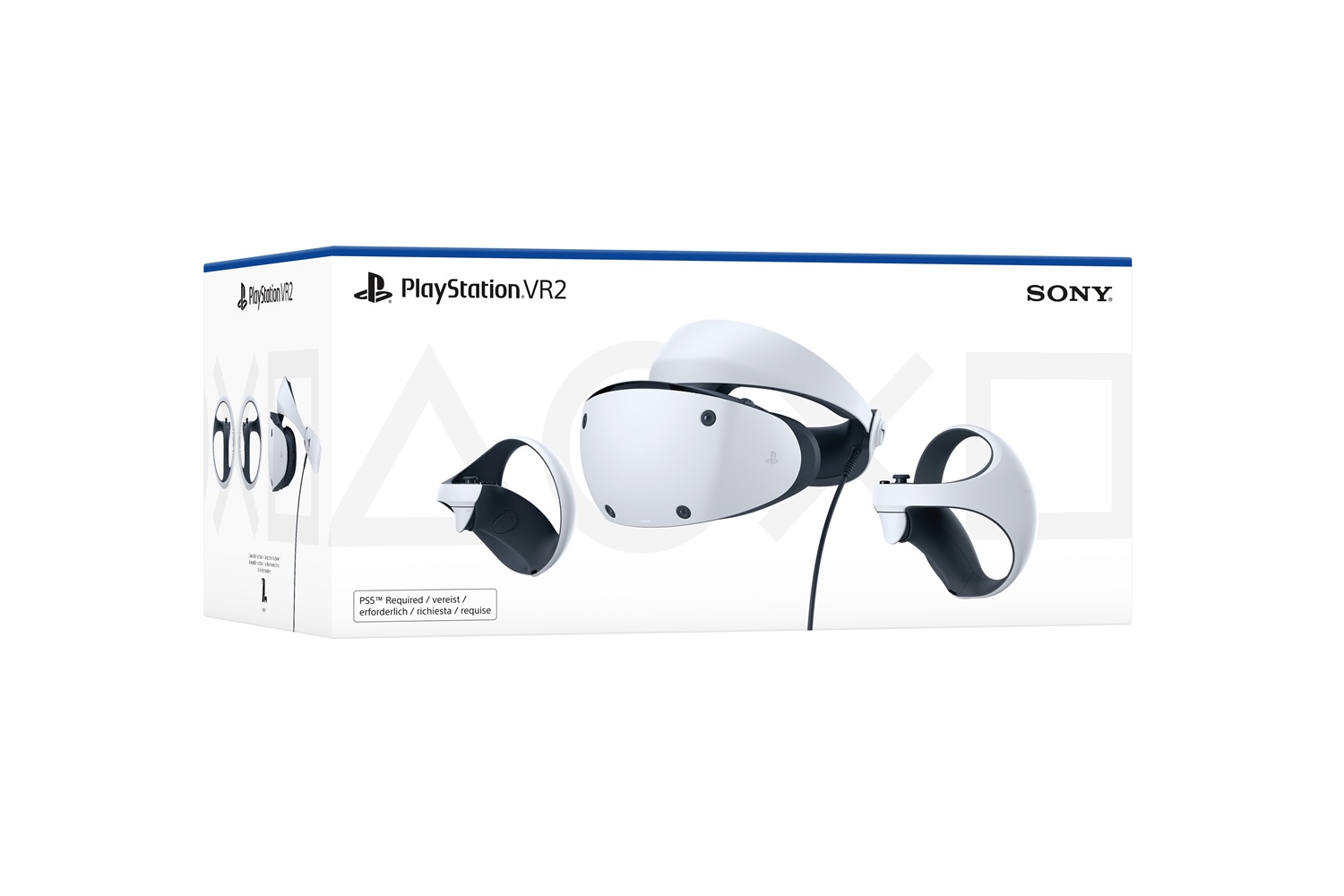 Sony PlayStation VR2 - Occhiali immersivi FPV 4K HDR, Nero e Bianco, Angolo visuale 110°, con Controller Sense per PS5