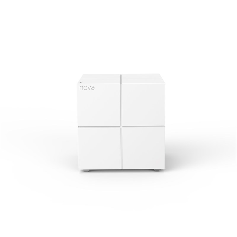Tenda Nova MW6 WiFi Mesh Dual Band AC1200 - 2 Porte Ethernet Gigabit, Modalità Router e Access Point, Parental Control, 3 Pezzi con Copertura 300㎡, Compatibile con Alexa