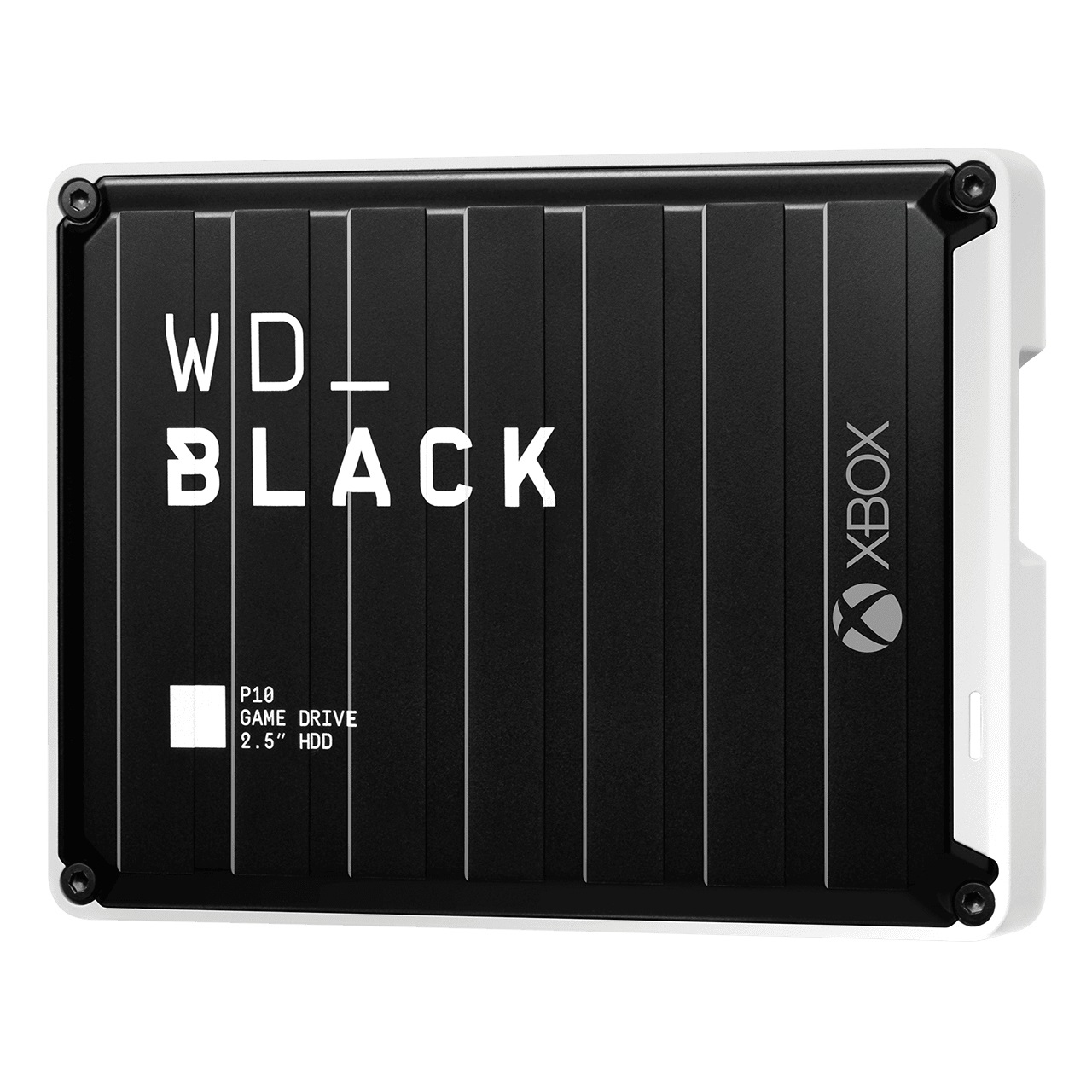 Western Digital WD_BLACK P10 Game Drive 4 TB HDD Esterno Portatile USB 3.2 Gen 1 per Xbox One - Nero con Finiture Bianche