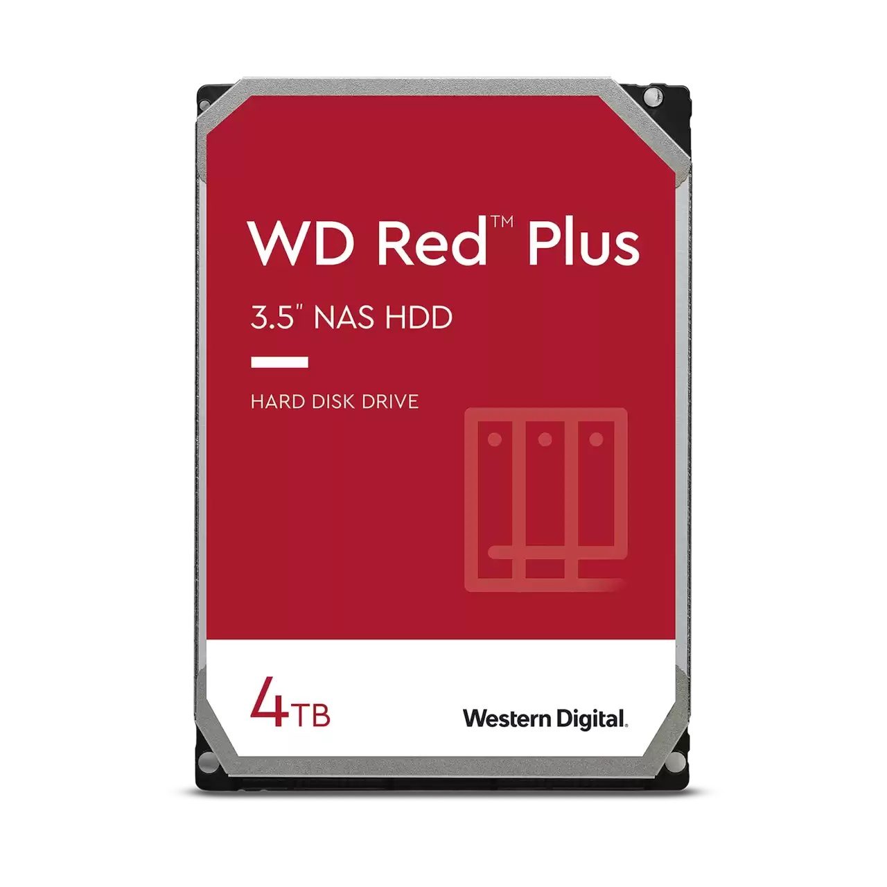 Western Digital Red Plus WD40EFPX Hard Disk Interno 4 TB 5400 RPM 256 MB SATA III 3.5