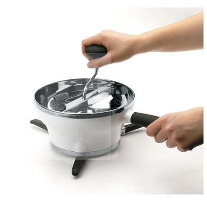 Oxo Good Grips 1071478V1 Schiacciapatate e Passaverdura in Acciaio Inox e Silicone