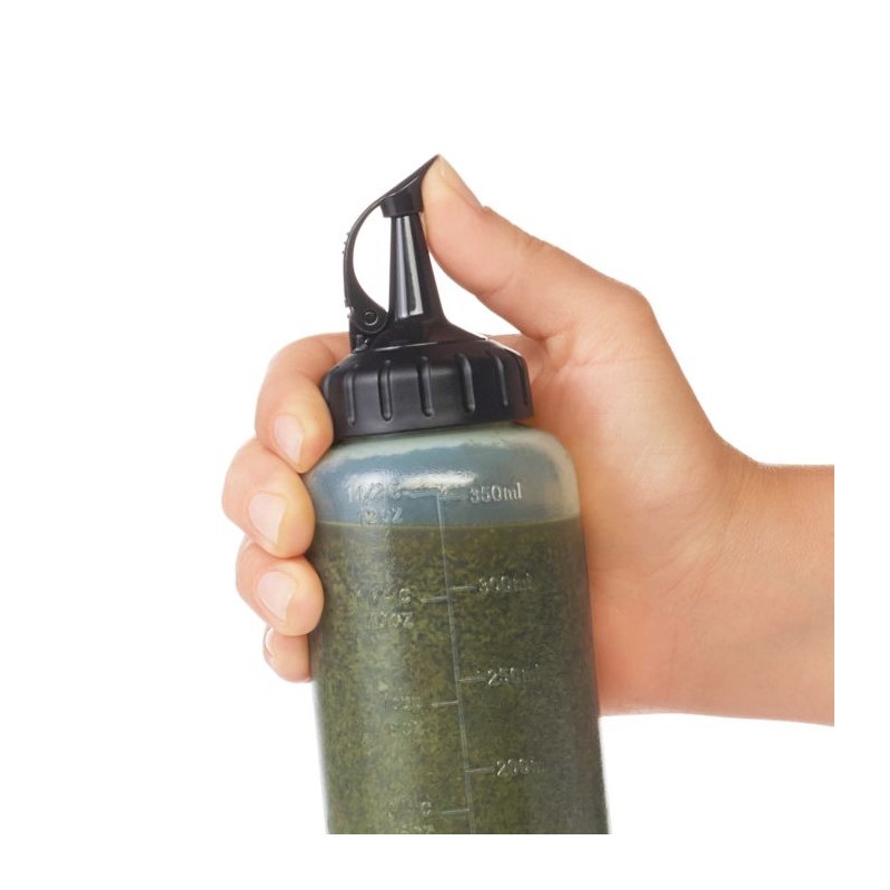 OXO Good Grips Flacone Dosatore Morbido 350 ml in Plastica - Versare con Precisione e Chiusura Ermetica