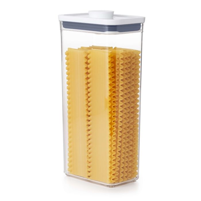 OXO Good Grips Contenitore Alimentare POP Rettangolare Alto 3.5L - Trasparente, Ermetico, Adatto per Pasta e Altri Alimenti