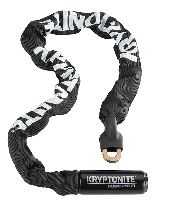 Kryptonite Keeper 785 - Catena antifurto per bici, 85 cm, Nero, 7 mm in acciaio al manganese, Livello di sicurezza 5/10