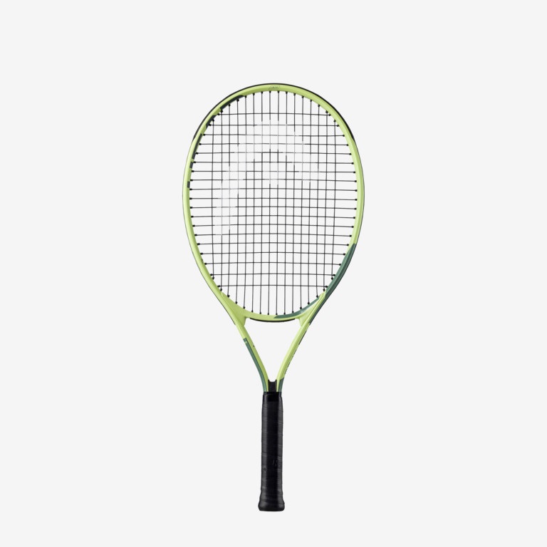 Head Extreme 25 - Racchetta da Tennis Junior in Alluminio Nero e Verde con Inserto Damp