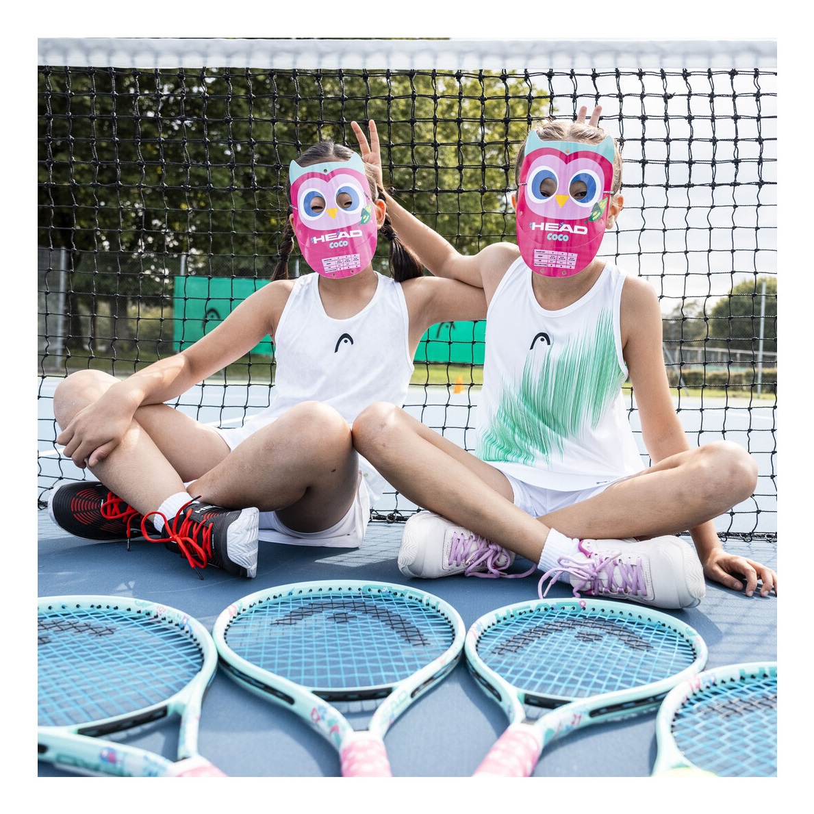 Head Coco 25 Jr - Racchetta da Tennis Unisex per Bambini 8-10 Anni, 25 Pollici, Bilanciamento 305 mm