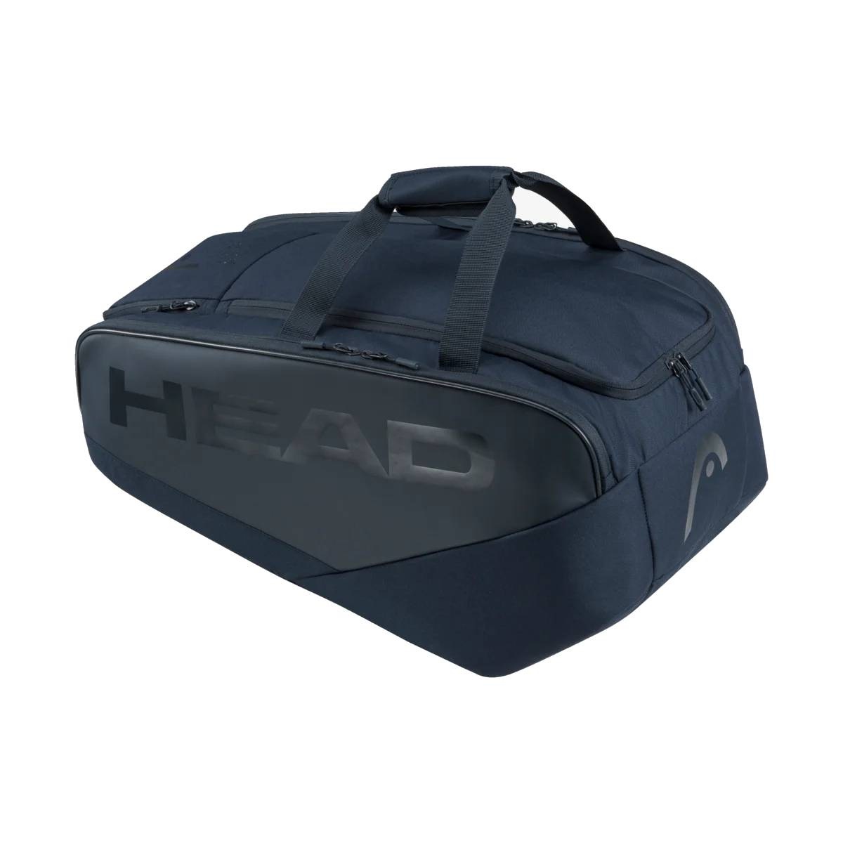 HEAD Pro Padel Bag L Blu Navy - Borsa per Racchette da Padel con Scomparti e Sistema di Trasporto Zaino