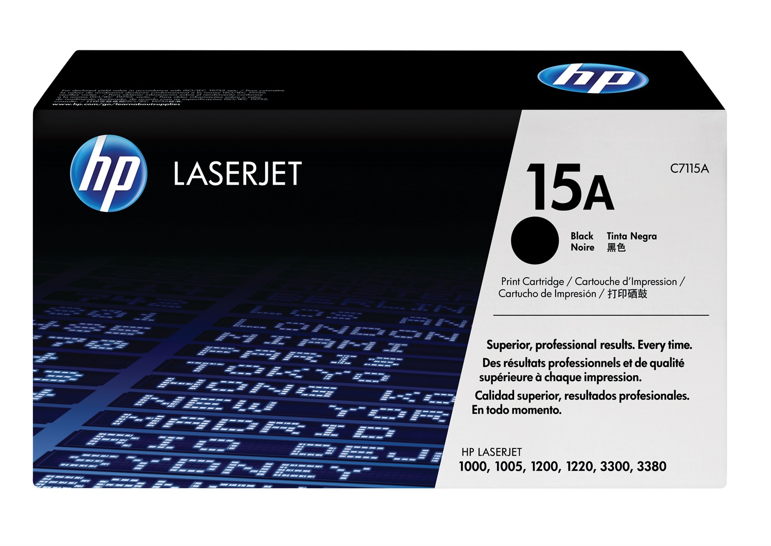 HP Cartuccia Toner Originale Nero LaserJet 15A C7115A - Resa 2500 Pagine