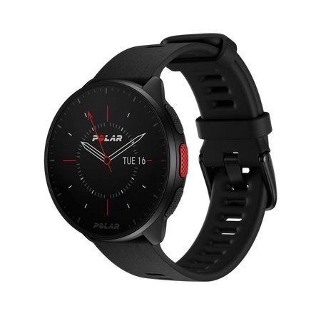 Polar Pacer - Smartwatch Sportivo GPS Nero con Display MIP 3,05 cm, Cardiofrequenzimetro e Funzionalità di Allenamento